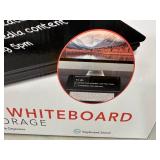 New Desktop Glass Whiteboard with Storage