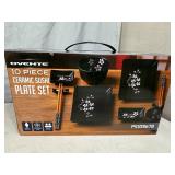 New 10 pc Ceramic Sushi Plate Set