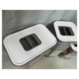 4 New Pantrymate Space Box Leak Proof Food Storage Containers