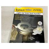 New Luma Lift Light-Up Toilet Seat Handle - Motion Activated