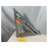 New Swanson 12 inch Aluminum Speed Square and 2 Bubble Line Levels