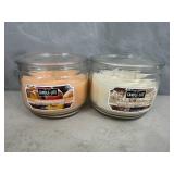 2 New Candle Lite Triple Wick Candles