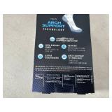 2 New Pairs of Copper Fit Arch Support Sport Socks - Crew Length