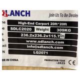 SDLANCH High End Carport 20 x 20 (SDLC2020)