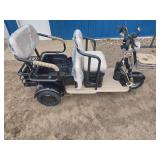 2026 SDLANCH Electric Tricycle Mini Golf Cart (IRGC40) BLACK!