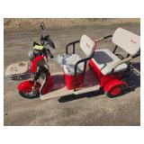 2026 SDLANCH Electric Tricycle Mini Golf Cart (IRGC40) - Red