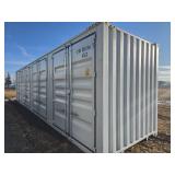 CIMU0881465 // 40 Ft Shipping Container with 4 Side Doors, 40HC, Single Trip