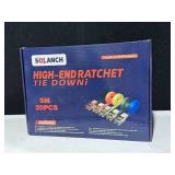 SDLANCH High End Ratchet Tie Downs, 5M, 20 Pcs