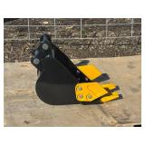 SDLANCH 20CM Toothed Bucket for Mini Excavator