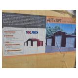 SDLANCH Triple Garage Metal Shed (SDL4230TGMS)