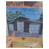 SDLANCH Triple Garage Metal Shed (SDL4230TGMS)