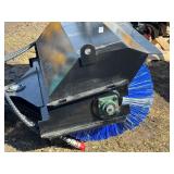 SDLANCH Mini Skid Steer 37 Inch Angle Sweeper Brush