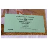 Eddie Mathews Autographed 8x10" Baseball Photo