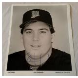 Kent Hrbek Autographed Minnesota Twins Baseball Team Issues Photo