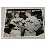 Bob Feller Autographed Baseball Photo