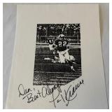 Paul Krause Autographed Minnesota Vikings Football Photo