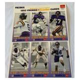 Robert Smith and Audray McMIllan Autographed 1993 GameDay McDonalds Football Cards