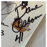 Dave Osborn, Bill Brown, and Ted Brown Autographed Vikings Football Gameday Magazine