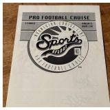 16x Autographed 1997 Pro Football Cruise Program (see description)