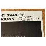 Dante "Gluefingers" Lavelli Hall of Famer Autographed Football Photo