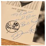 Dave Righetti Autographed New York Yankees Baseball Photo