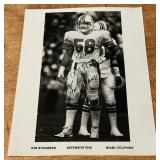 Kim Bokamper Autographed Miami Dolphins Football Photo