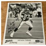 Anthony Parker Autographed 8x10 Minnesota Vikinfs Football Photos