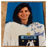 Manon Rhéaume Autographed 8x10" Hockey Photo - 1st Femal Pro Goalie