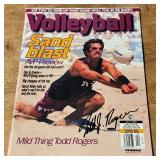 Todd Rogers autographed 1998 Volleyball Magazine