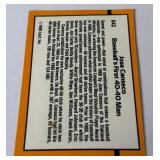 Jose Canseco Autographed 1989 Donruss 40/40 #643 Baseball Card