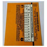 Mark Grace Autographed 1989 Donruss #255 Baseball Card