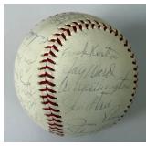 1964 Minnesota Twins Team Signed Baseball - ~33 Autographs - Killebrew, Oliva, Versalles, Allison, Kaat, Pascual, Perry, Grant, Mele, Rollins, Zimmerman, Kindall, Kostro, Naragon, Allen, Goryl, and mo