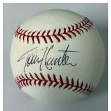 Torii Hunter Autographed Baseball Rawlings OMLB Selig Ball - Minnesota Twins