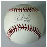 Francisco Lindor Autographed Baseball Rawlings OMLB Selig Ball