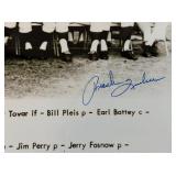 1965 Minnesota Twins AL Champs Team Signed 16x10" Photo Only 100 Exist! - Versalles, Killebrew, Oliva, Perry, Mudcat, Mele - 22 Total Autographs, RARE!