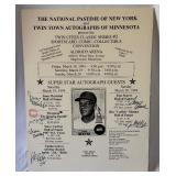 Tom Seaver, Catfish Hunter, Juan Marichal, Steve Carlton, JR Rider, Mogana Autographed 18x24" Foam Board Poster From 1994 Maplewood Card Convention