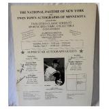 Eddie Mathews, Al Kaline, and George Kell Autographed 18x24" Foam Board Poster From 1994 Maplewood Card Convention