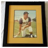 Bill Mazeroski Autographed Framed and Matted Baseball Photo w/ COA - 14x16"