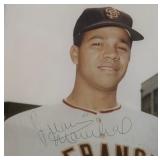 Juan Marichal Autographed Framed and Matted Baseball Photo  14x16"