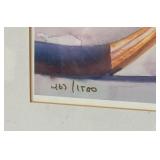 "The Finer Points" Artist Ken Call Signed Limited Edition Print /1,500 Framed 22.5x27" Hockey Photo