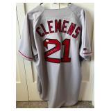 Roger Clemens Autographed Boston Red Sox Jersey Size 48 Russell Athletic Diamond Collection