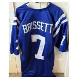 Jacoby Brissett Autographed Football Jersey w/ Beckett COA Size XL
