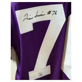 Tim Irwin Autographed Minnesota Vikings Football Jersey w/ JSA COA Size XL