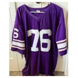 Tim Irwin Autographed Minnesota Vikings Football Jersey w/ JSA COA Size XL