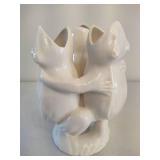 Three Dancing Frogs Vases by Vandor Imports