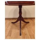 Antique Pie Crust Two-Tier Table