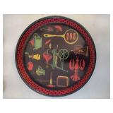 *Rare* Vintage 1950s Hazel Atlas BBQ Mugs & Matching Serving Tray