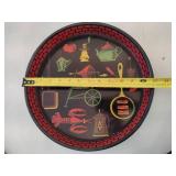 *Rare* Vintage 1950s Hazel Atlas BBQ Mugs & Matching Serving Tray