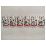 *Rare* Vintage 1950s Hazel Atlas BBQ Mugs & Matching Serving Tray