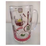 *Rare* Vintage 1950s Hazel Atlas BBQ Mugs & Matching Serving Tray